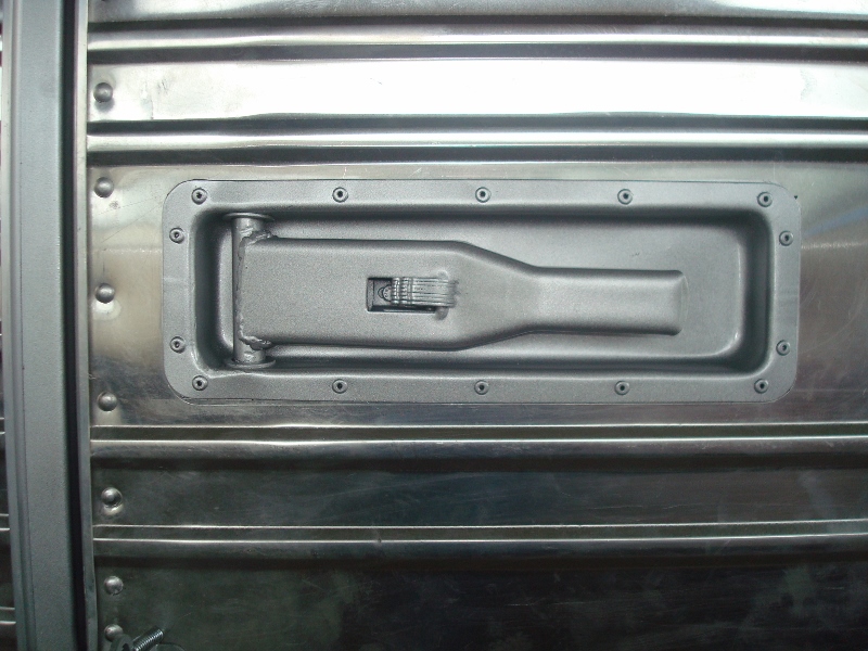 Alavanca embutida da porta lateral e porta traseira(opcional)